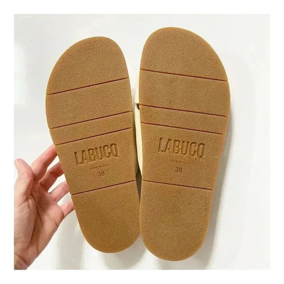 NEW Labucq Mo Leather Slide Sandal size 38 US 7.5-8 - Picture 7 of 9